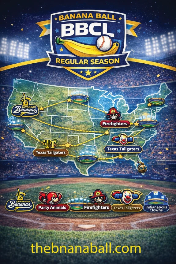 Bnana ball regular season map